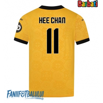 Wolves Hee-chan Hwang #11 Tricou Fotbal Replică 2025-26 Barbati Acasa